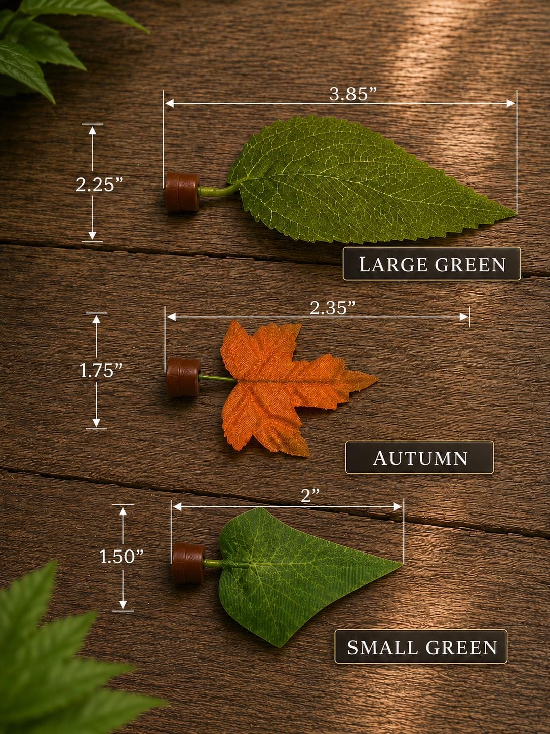 Set of 2 Leaf Ledge for Jumping Spider | Spider Enclosure Decor | Spider Habitat Decor | Enclosure Decor