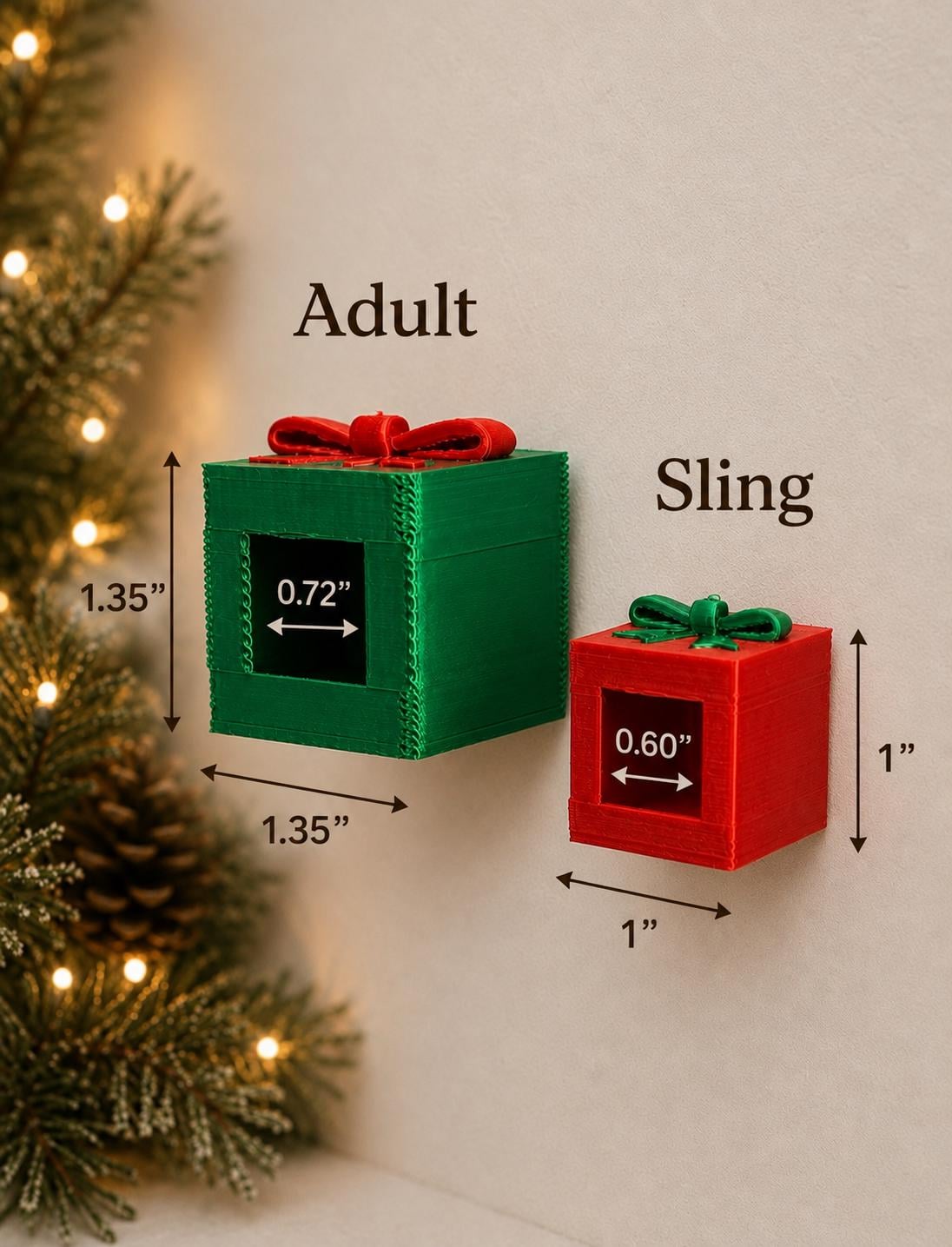 Christmas Present Hide | Jumping Spider Enclosure Decor