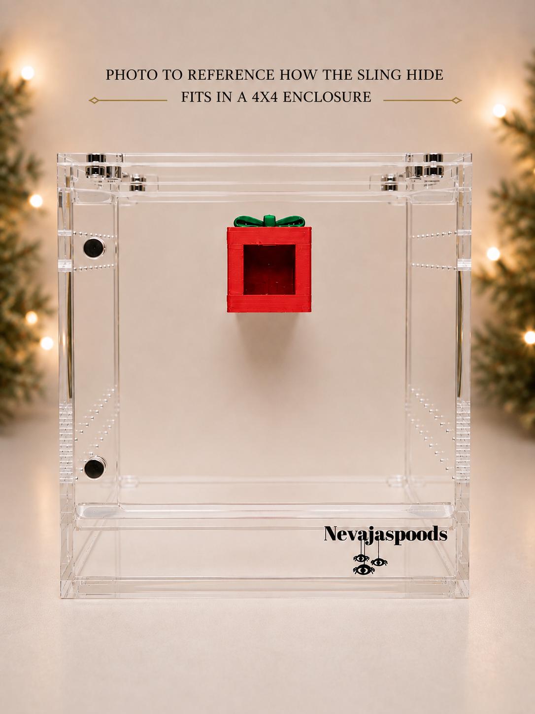 Christmas Present Hide | Jumping Spider Enclosure Decor