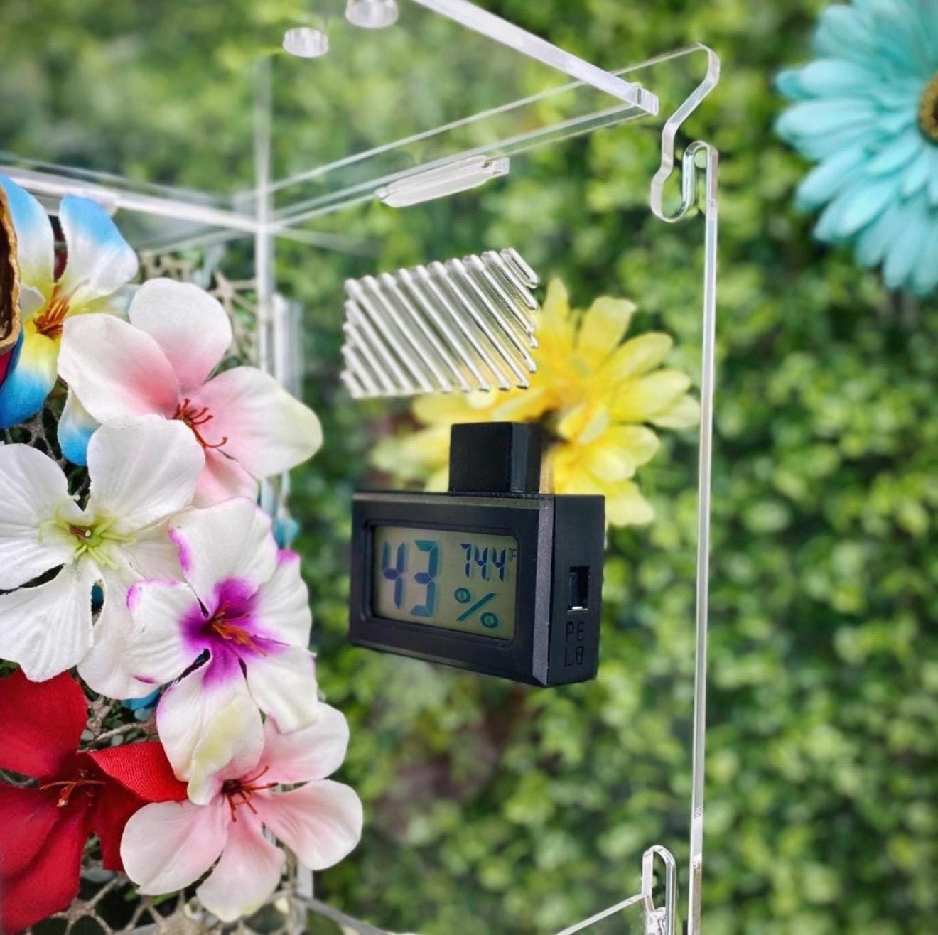 Mini LED Digital Electronic Temperature Humidity Meter | Spider Habitat | Spider Enclosure Essentials