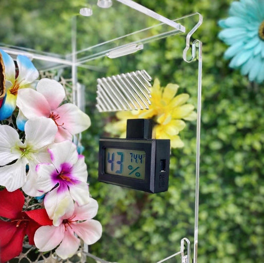 Mini LED Digital Electronic Temperature Humidity Meter | Spider Habitat | Spider Enclosure Essentials