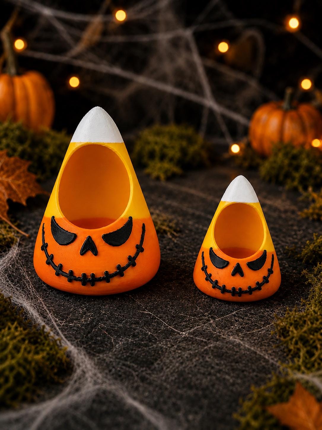 Candy Corn Hide | Jumping Spider Enclosure Decor