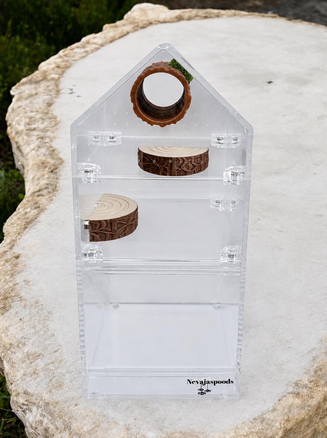 Log Hide | Jumping Spider Enclosure Decor