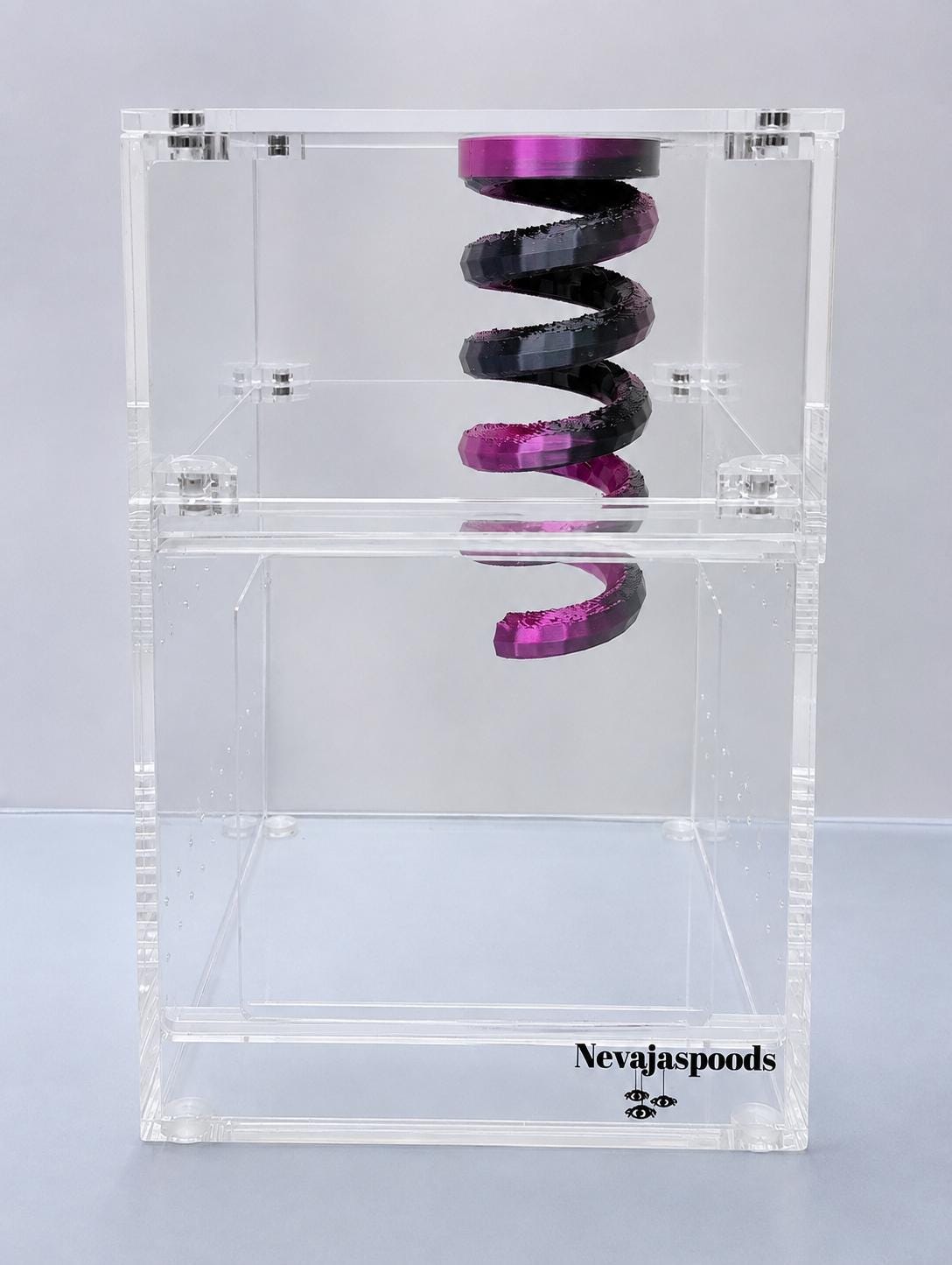 Spiral Jumping Spider Playground | Spiral Hanging Gym | Enrichment Toy