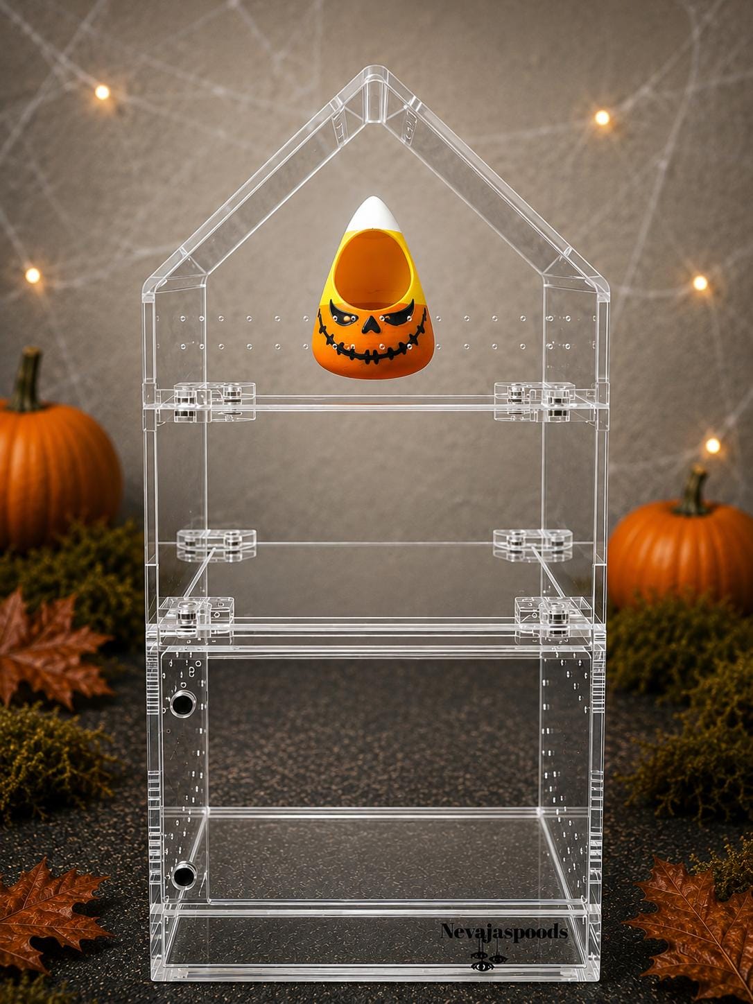 Candy Corn Hide | Jumping Spider Enclosure Decor