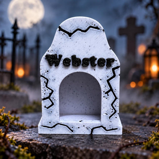 Personalized Headstone Hide | Jumping Spider Enclosure Decor
