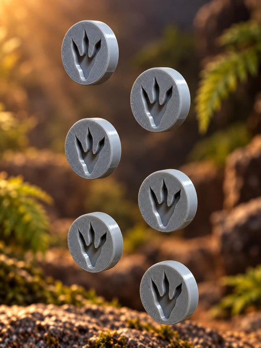 Pack of 6 Dinosaur Fossil Ledges/Climbing Enrichment for Jumping Spider | Spider Enclosure Decor | Spider Habitat Decor | Enclosure Decor