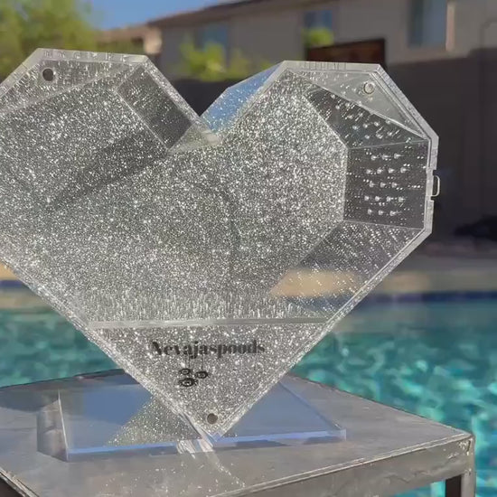 Heart Shaped Jumping Spider Enclosure | Starter Kit & Decor Bundle Included | Spider Habitat
